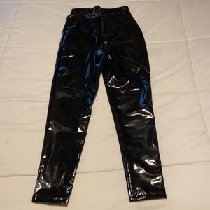 Brand New (NWT) Black Latex Leggings